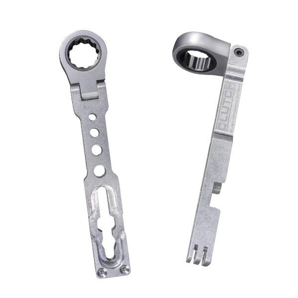  Clutch RIGGER-WRENCH All-In-One Utility Ratchet Tool for M12 Nut and Wing Nut