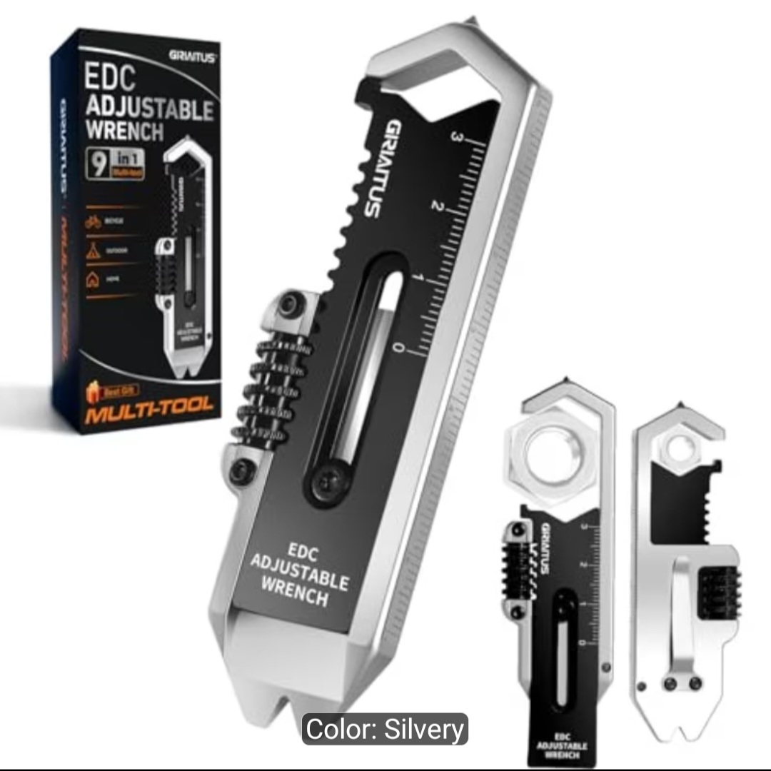Adjustable multi-tool with wrench jaw for versatile stage work